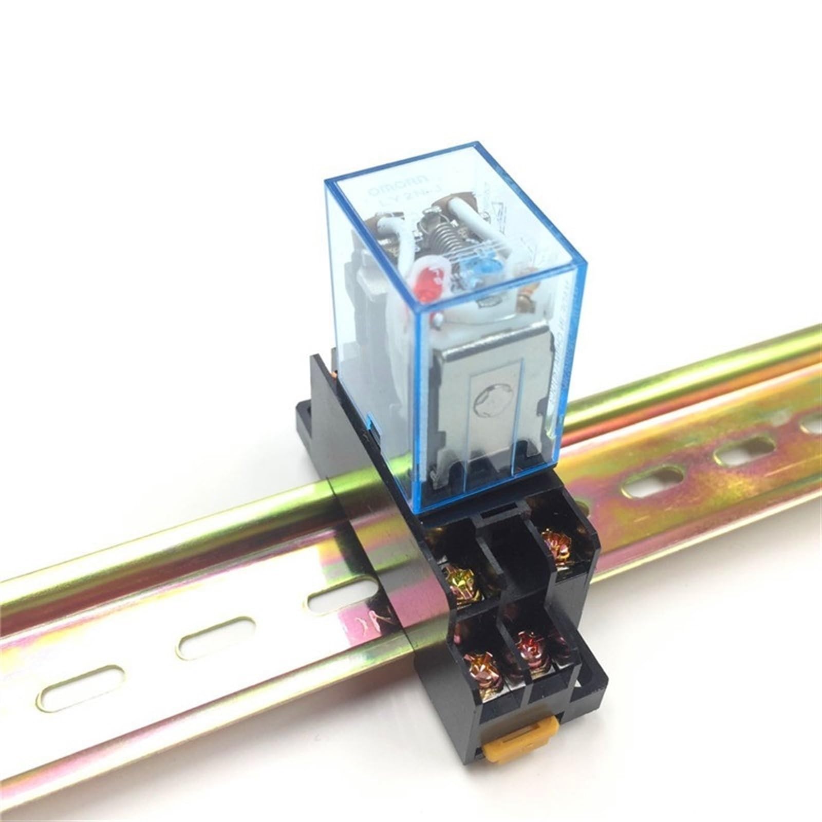 LY2NJ HH62P HHC68A-2Z Mini relé electromagnético electrónico 10A 8PIN bobina DPDT con base de enchufe DC12V 24V AC110 220V (AC 220V)