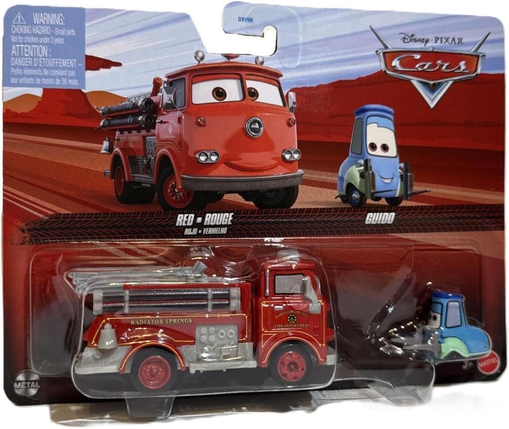 Amazon.com: Cars Disney Pixar 2 Cars 1:55 - Die-cast Classic Red