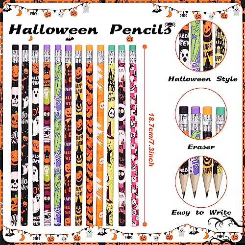 Lápices de Halloween con borrador, pack 120 unidades miniatura 2