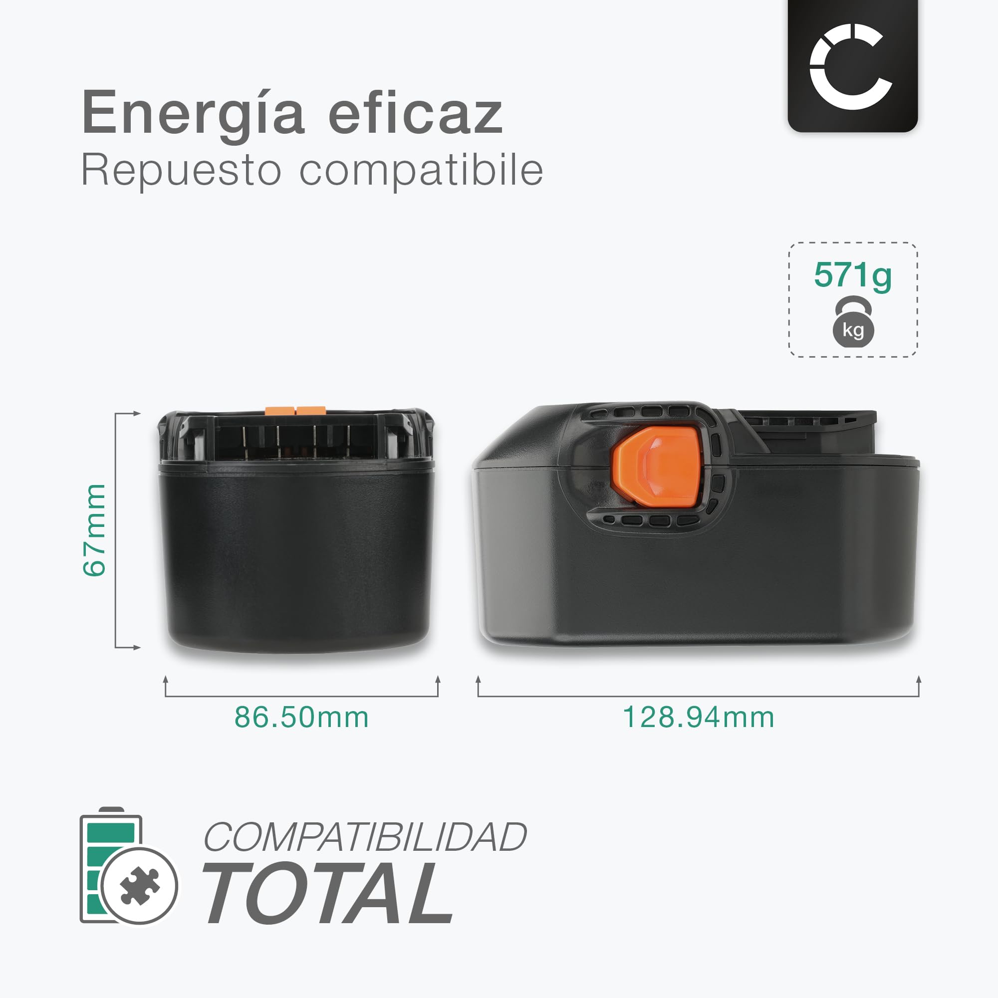 2X CELLONIC Batería Premium 14.4V, 3Ah Compatible Con AEG BSB14 C, BS14 G2, BS 14 G2, BS 14 X,BSB 14 G, Batería Con Li Ion Bateria De Repuesto L1414R, L1430R, L1420R,BL414G, B1415R