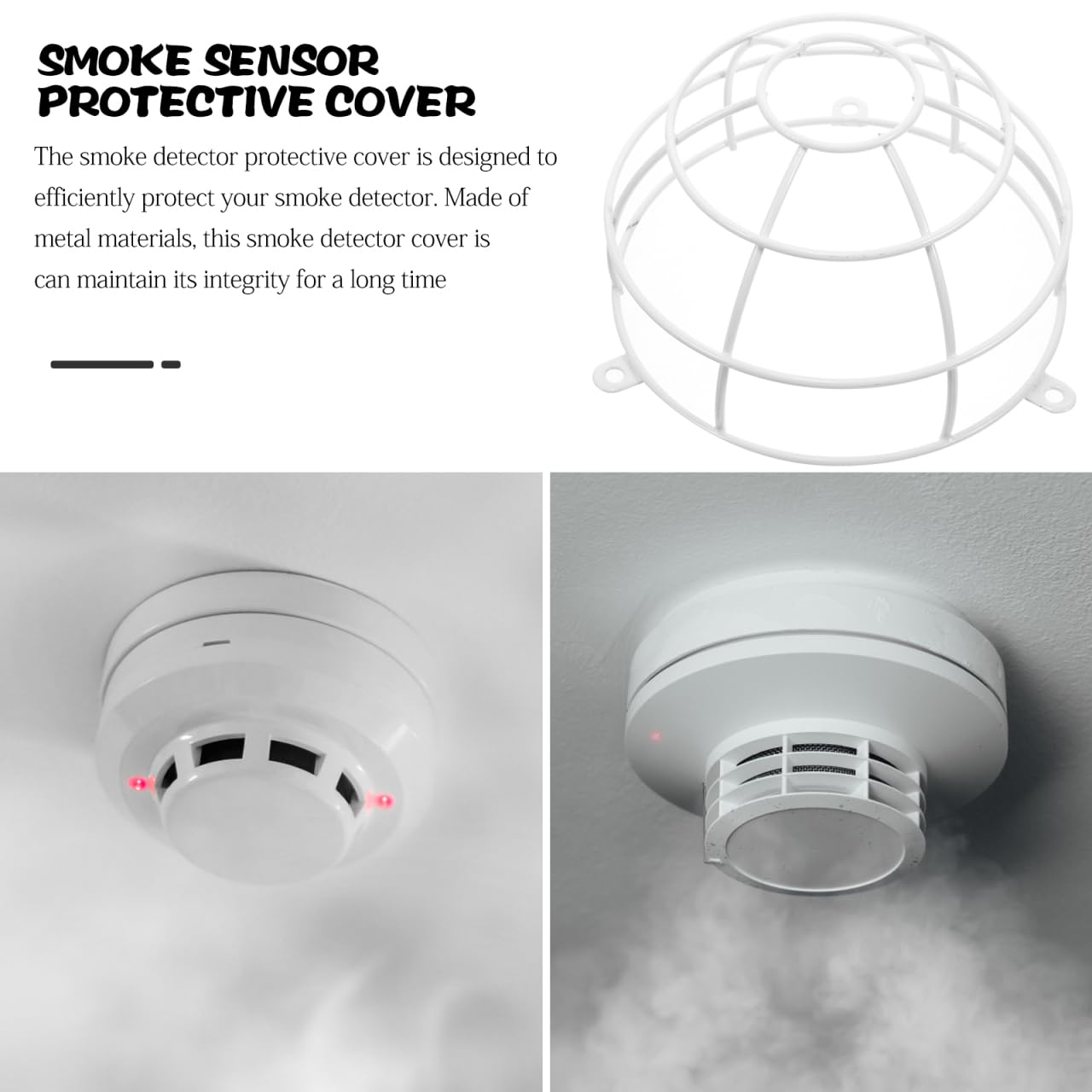 NIYANGLE Cover Protective Dust Shield with Screws for Home Office Construction Sites Easy Installation Durable Fire Guard - Image 4