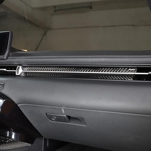 Miniatura 3 de RURZTDAKM Car Co-Pilot - Decoración de consola central, compatible con Toyota Supra 2019, 2020, 2021, 2022, borde de fibra de carbono suave,