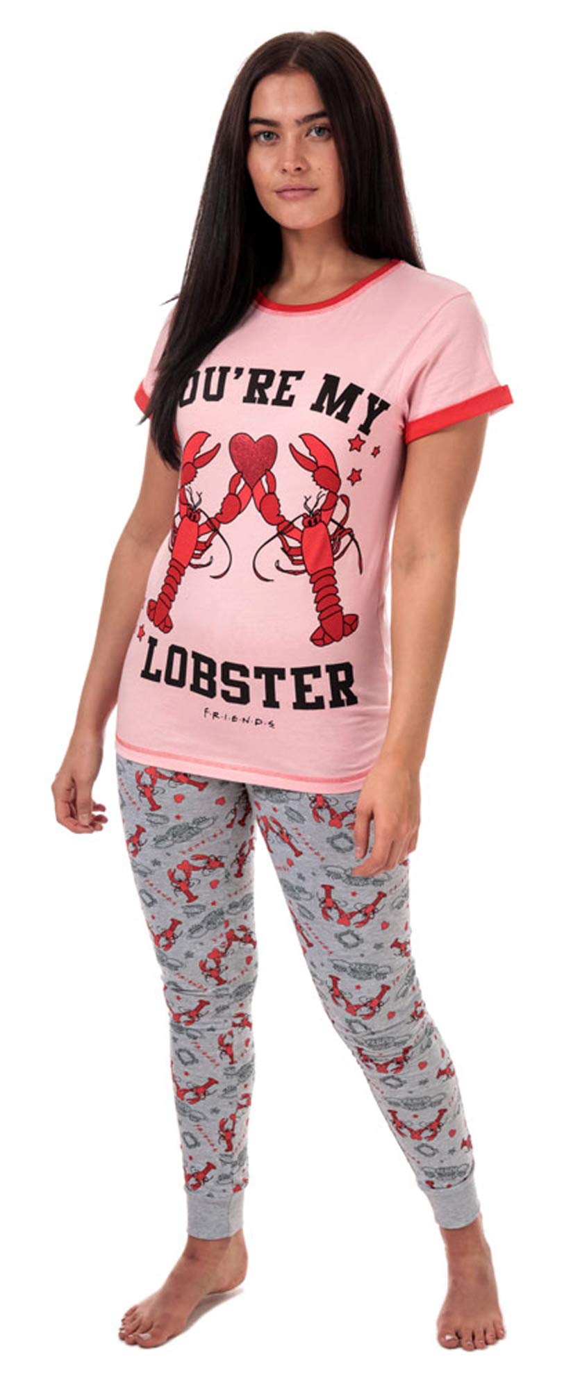 Friends Women's Multicolor "You're My Lobster Pyjamas, 8-10