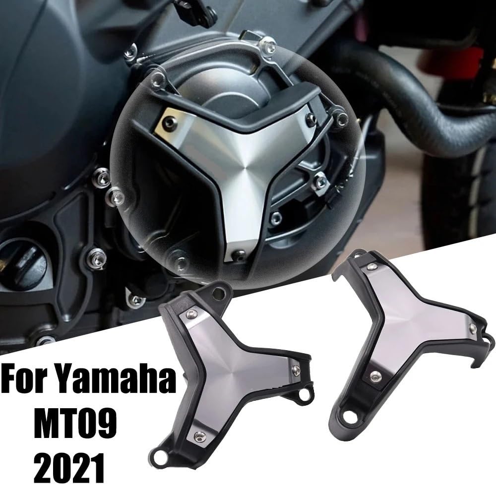 silnika motocykla osłona stojanów Pasuje do MT09 MT-09 2021-2026 części motocyklowe boczna osłona silnika pokrywa ochronna suwaki ochronne Crash Pad Protector