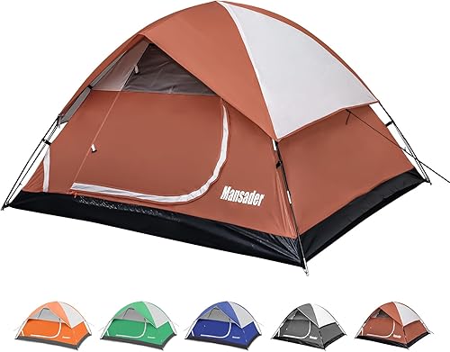 Miniatura 9 de Tienda de campaña impermeable para 2/3/4 personas para camping, ligera y fácil de instalar, tienda de campaña para senderismo al aire libre, tienda