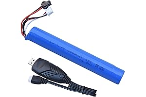 Splat Ball Gun Drum Magazine for SRB400, SRB-400 SUB, SRB1200: 7.4V Rechargeable...