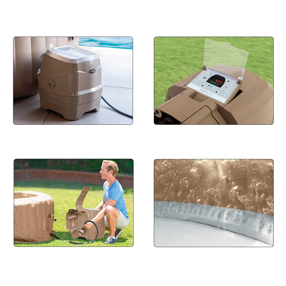 Intex Pure Spa Sahara Energie+ 4 Places 28476EX Beige