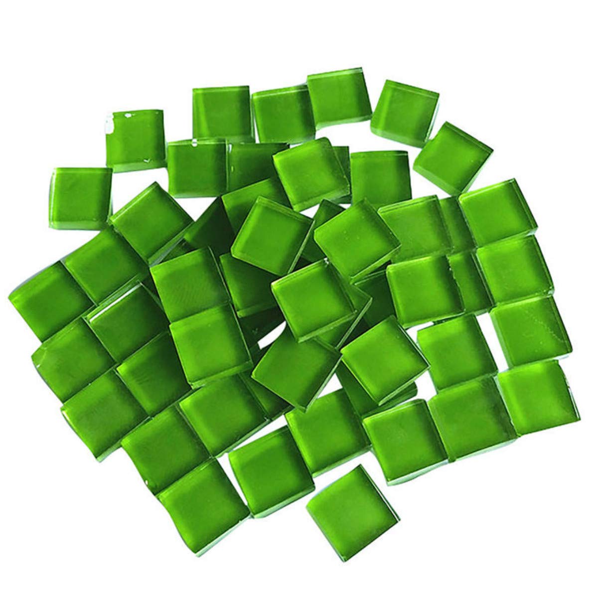 Mini mosaïque en micro verre vert BestTeam pour décorer vos objets DIY