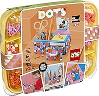 LEGO DOTS Desk Organizer 41907 DIY Craft Decorations Kit for Kids who Like Designing and Redesigning Their Own Room Decor Items to Use, Makes a Fun and Inspirational Gift (405 Pieces)