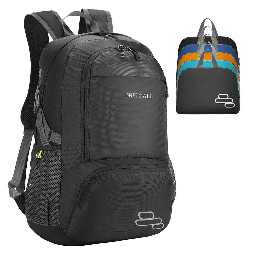30L Packable Backpack, Lightweight Hiking Backpacks, Foldable Water Resistant Travel Hiking Camping Daypack Backpack