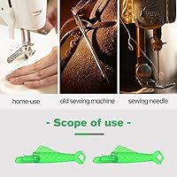 Vista 5 de Fish Mouth Sewing Machine Needle Threader, 2025 Upgrade Automatic Sewing Needle Threader Fish Type Needle Threader, Quick Sewing Machine Loop Easy