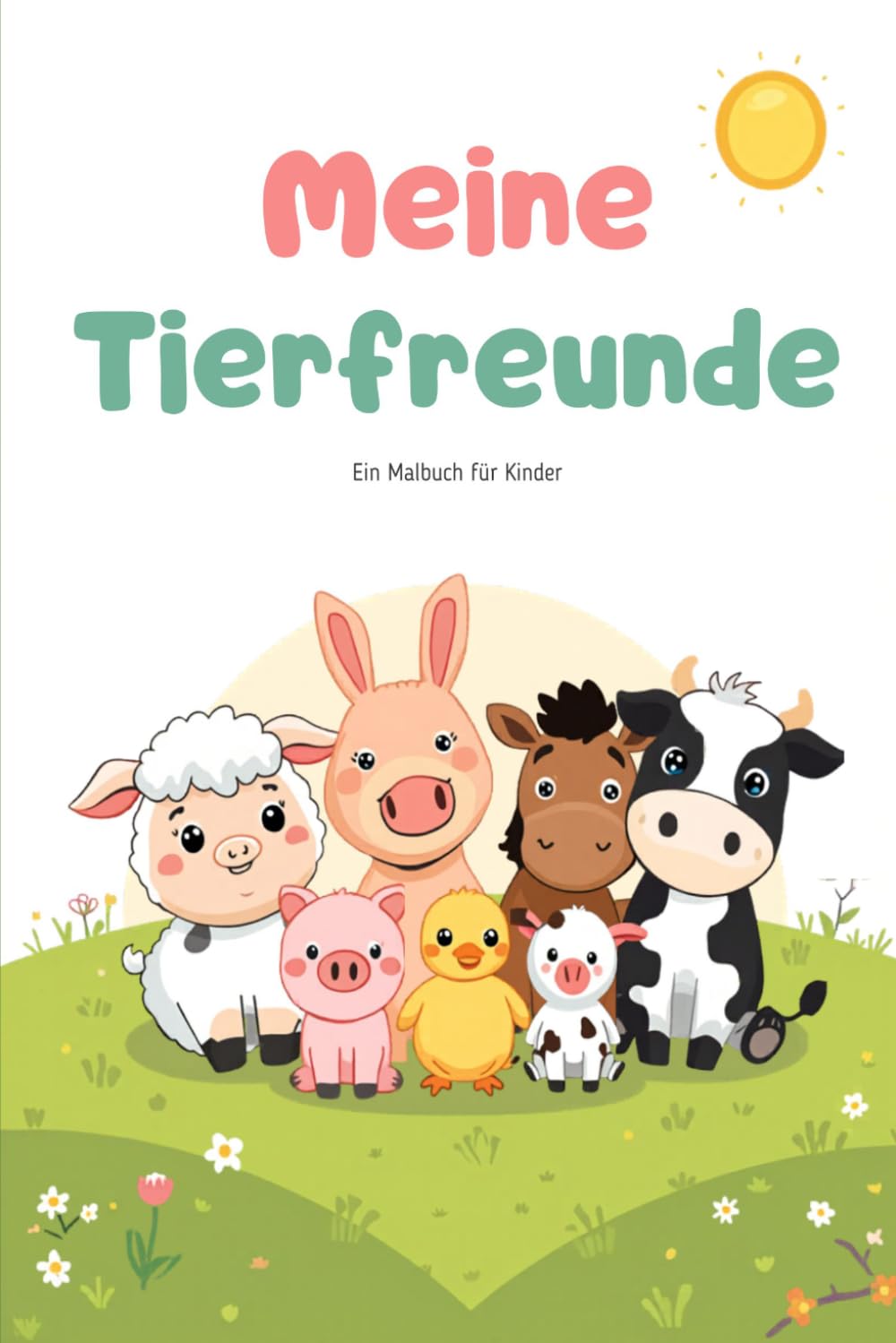 My Animal Friends: A Coloring Book for Kids