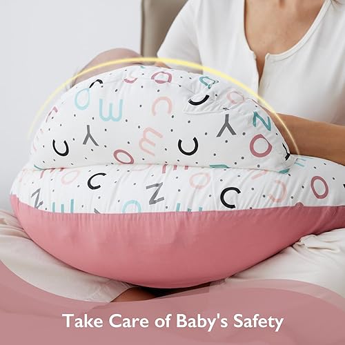 Miniatura 7 de Momcozy Almohada y posicionador de lactancia original, almohada de alimentación de tamaño estándar, lactancia materna, alimentación con biberón,