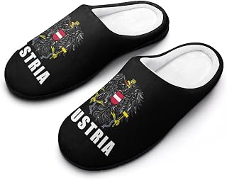 Austria Austrian National Emblem Women's Slippers House Shoes Slip-on Indoor Outdoor Soft Cozy Plush Slipper