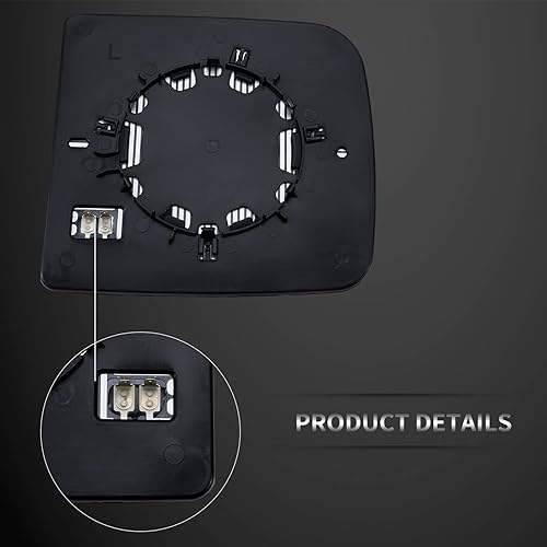 Miniatura 5 de Espejo lateral izquierdo de repuesto para Dodge Ram 1500 2500 3500 4500 5500 2009 2010 2011 2012 2013 2014 2015 2016 2017 2018 2019 2020 - Trasero