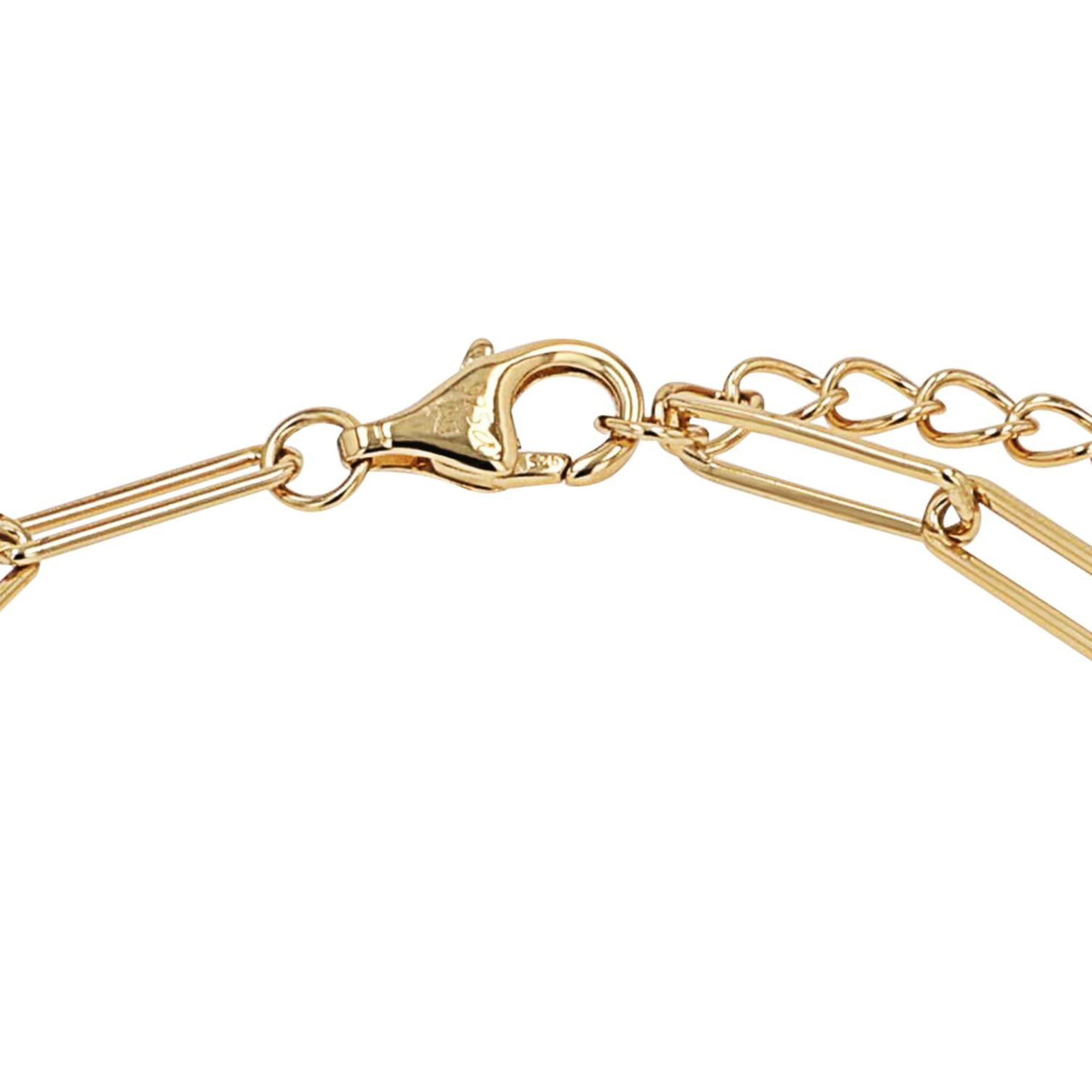 NOELANI - Bracciale da Donna in Argento 925 - Placcato Oro/Dorato - con Zircone - Ciondolo a Fungo - NOE-B0005