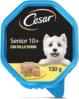 Cesar Senior Wet Dog Food Pate with Chicken and Rice 1 tub x 150g