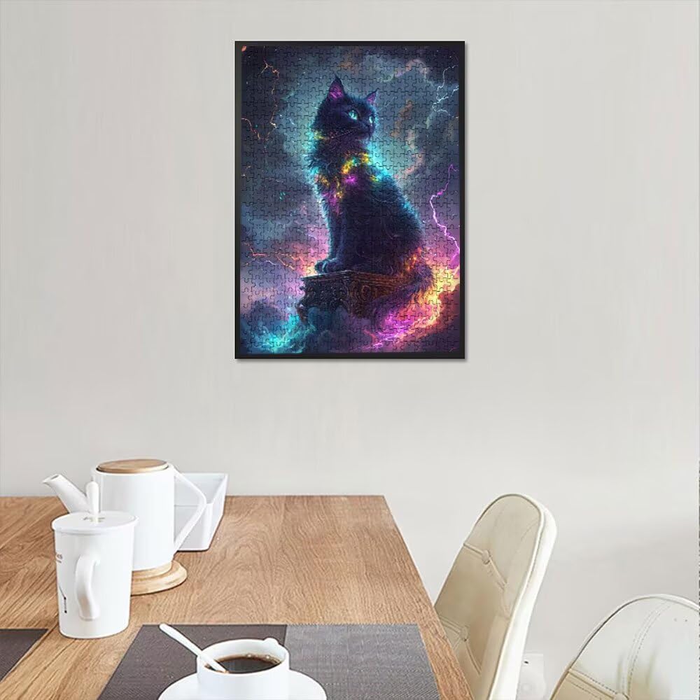 Farbe Katze Puzzle 2000 Teile, Klassische Puzzles, Geschicklichkeitsspiel Puzzle für Erwachsene, Puzzlespiele für Die Ganze Familie, Mit Schöner Verpackung, Dekoration Puzzles DX0YL3-119