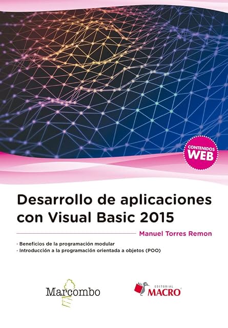 Portada de Desarrollo de aplicaciones con Visual Basic 2015