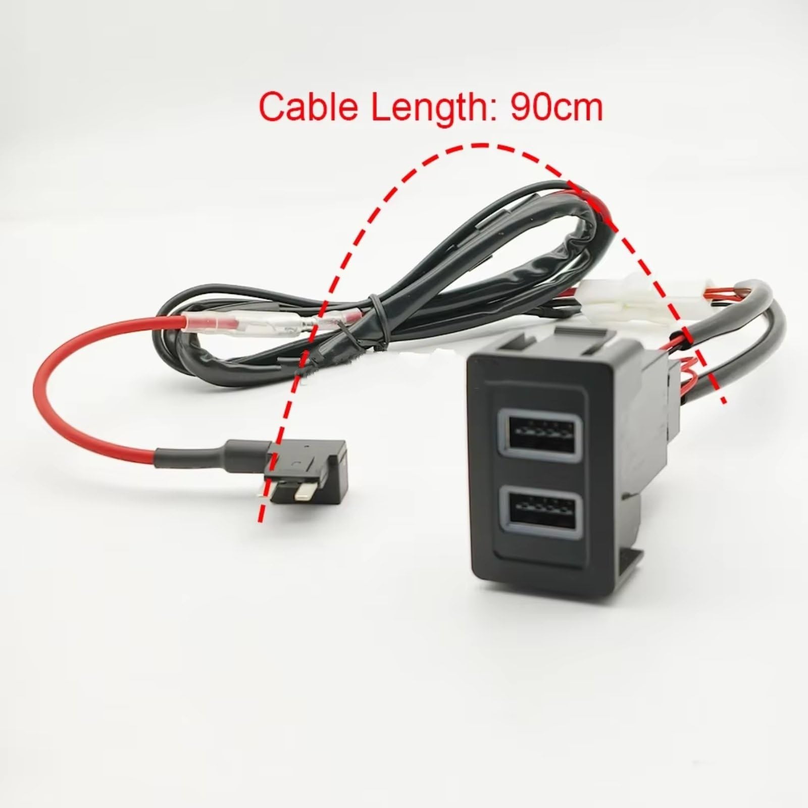Auto Porta USB Centro Compatibile Con Suzuki Per SX4 Per Swift 12V Veloce Caricatore Doppia Presa QC3.0 Adattatore Di Alimentazione Di Ricarica Presa USB
