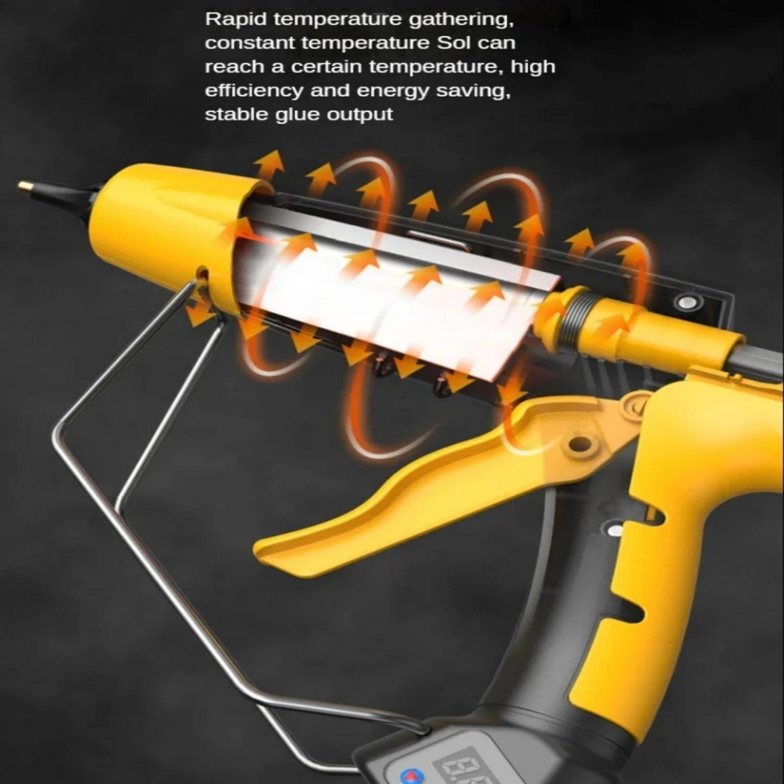 Pistola for colla a caldo da 150/300/800 W, con stick di 7/11 mm, pistola professionale for silicone ad alta potenza, riscaldamento rapido Pistola per colla a caldo(300w)