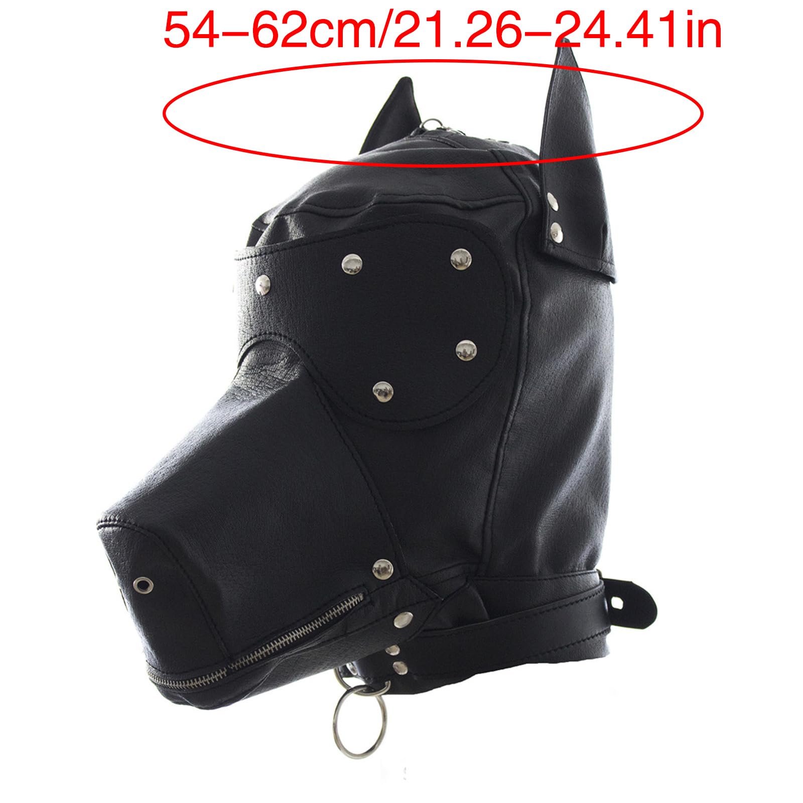 Unisex Cappuccio Flirtare Copricapo Per Costume Gioco Di Ruolo Regolabile Sconosciuto Mistero Gioco Copertura Della Testa