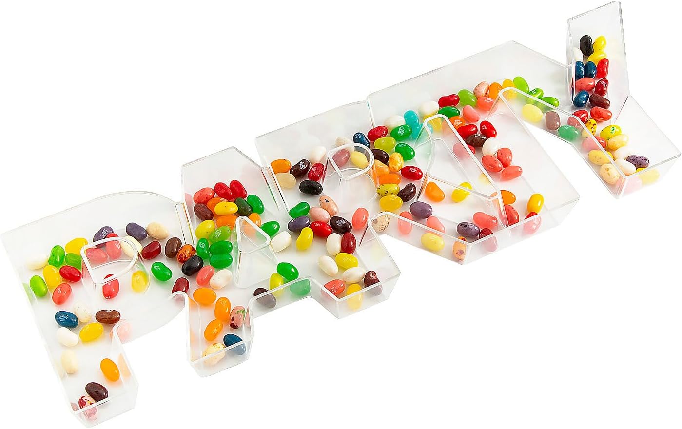 Party Fillable Letter Candy Dish Candy Servers
