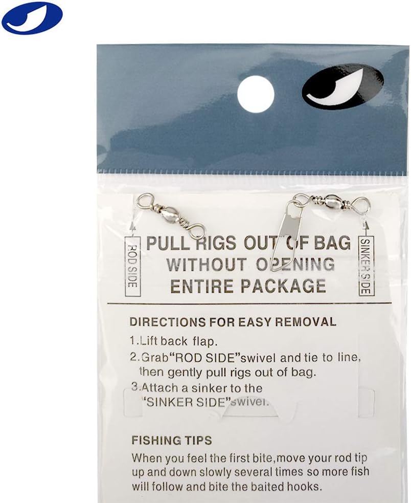 10 Packs Shrimp 5 Hooks Glow Saltwater String Hook Fishing Lure Bait Rig Tackle : Sports & Outdoors