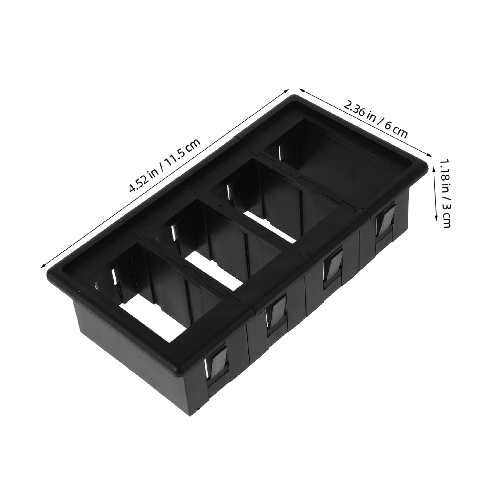 PRETYZOOM Automotive Switch Mounting Frame Waterproof Yacht Assembly Bracket for Rocker Panel Switch