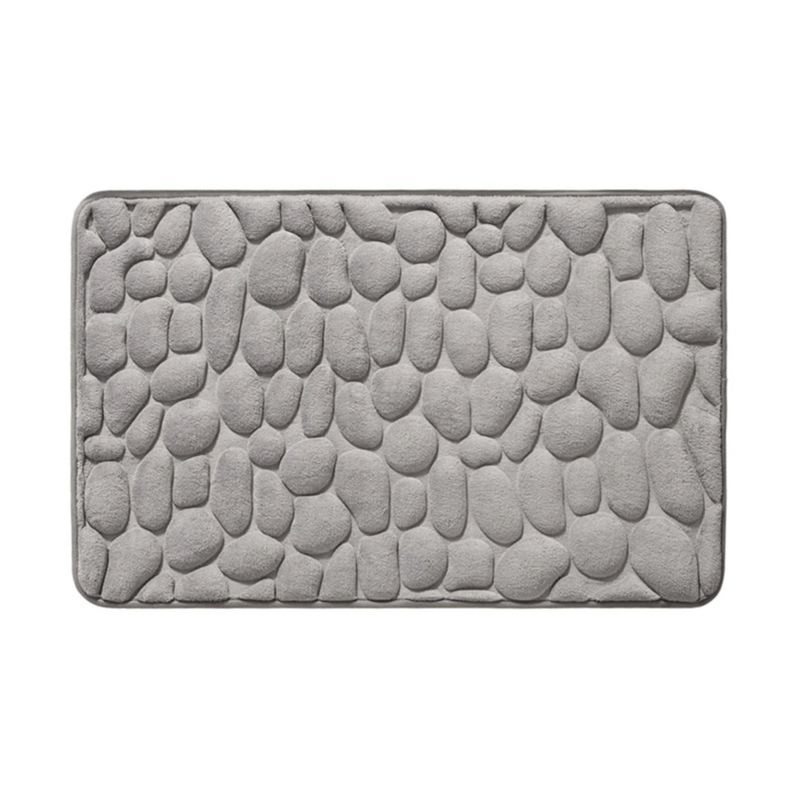 AILISK Original la Berge Tapis de Bain Tapis de Bain Galet la Berge(Gris Clair,50 * 80cm)