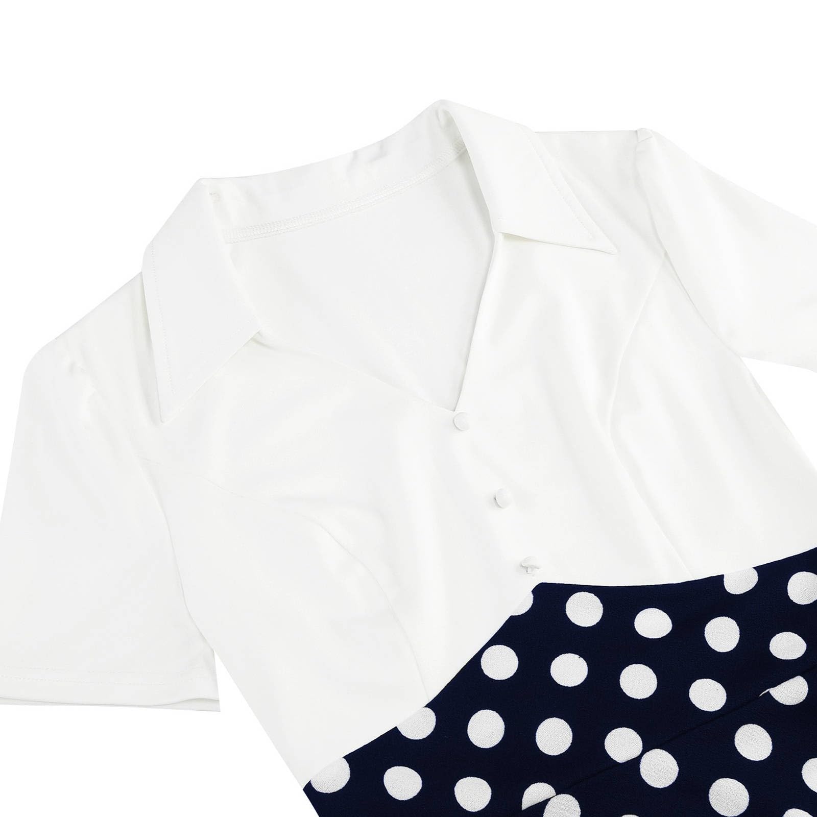 Generisch Kleid Damen Sommer Baumwolle Etuikleid Damen Elegant Atmungsaktiv Sommerkleider Ruched Langarm Blusenkleid RüSchenkleid Kleider Geeignet FüR Zu Hause Und In Der Freizeit