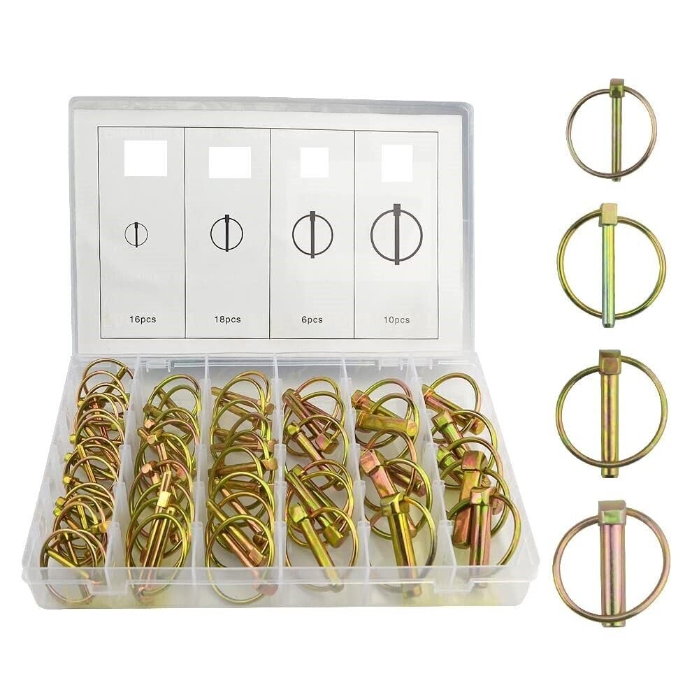 KIT SET ASSORTIMENTO 50 SPINE COPPIGLIE A SCATTO FERMI COPPIGLIE PERNI SPINOTTI
