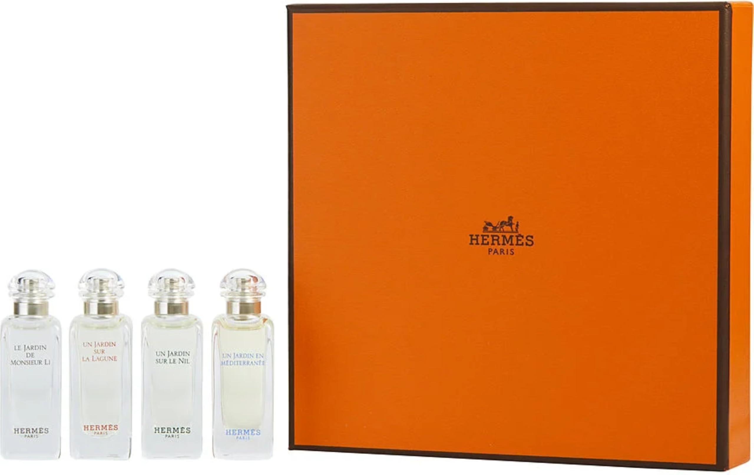 Hermes La Collection Des Parfums - Jardins for Unisex 4 Pc Mini