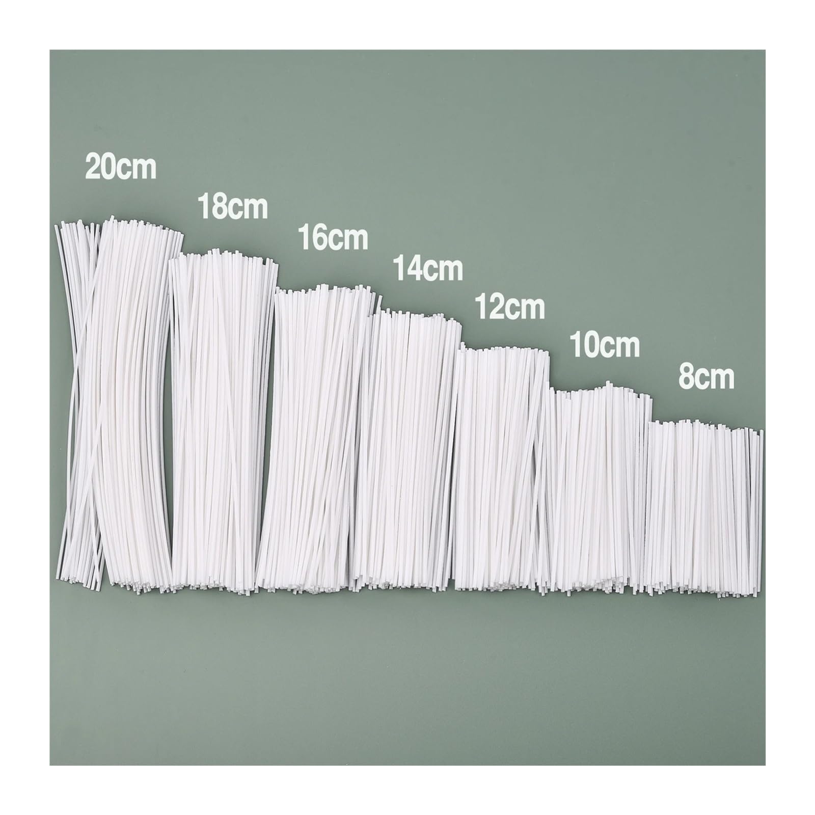 Kerzendocht 50/100 Stücke Gewachste Baumwolle Kern Kerze Dochte Set Rauchfrei for DIY Soja Wachs Gewebt Kerosin(18cm 100pcs)