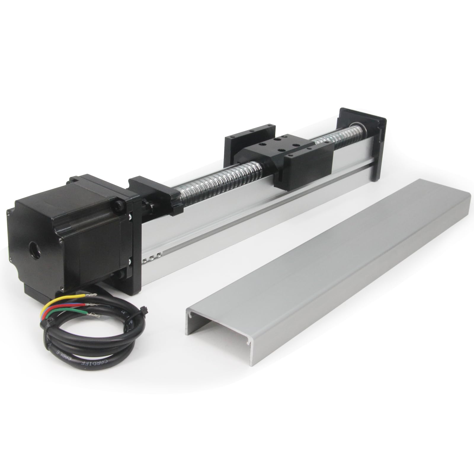 Actionneur linéaire de 200 mm de longueur entièrement inclus avec rail linéaire carré SFU1605 avec moteur pas à pas NEMA23 pour pièces fraisées CNC Axe X Y Z