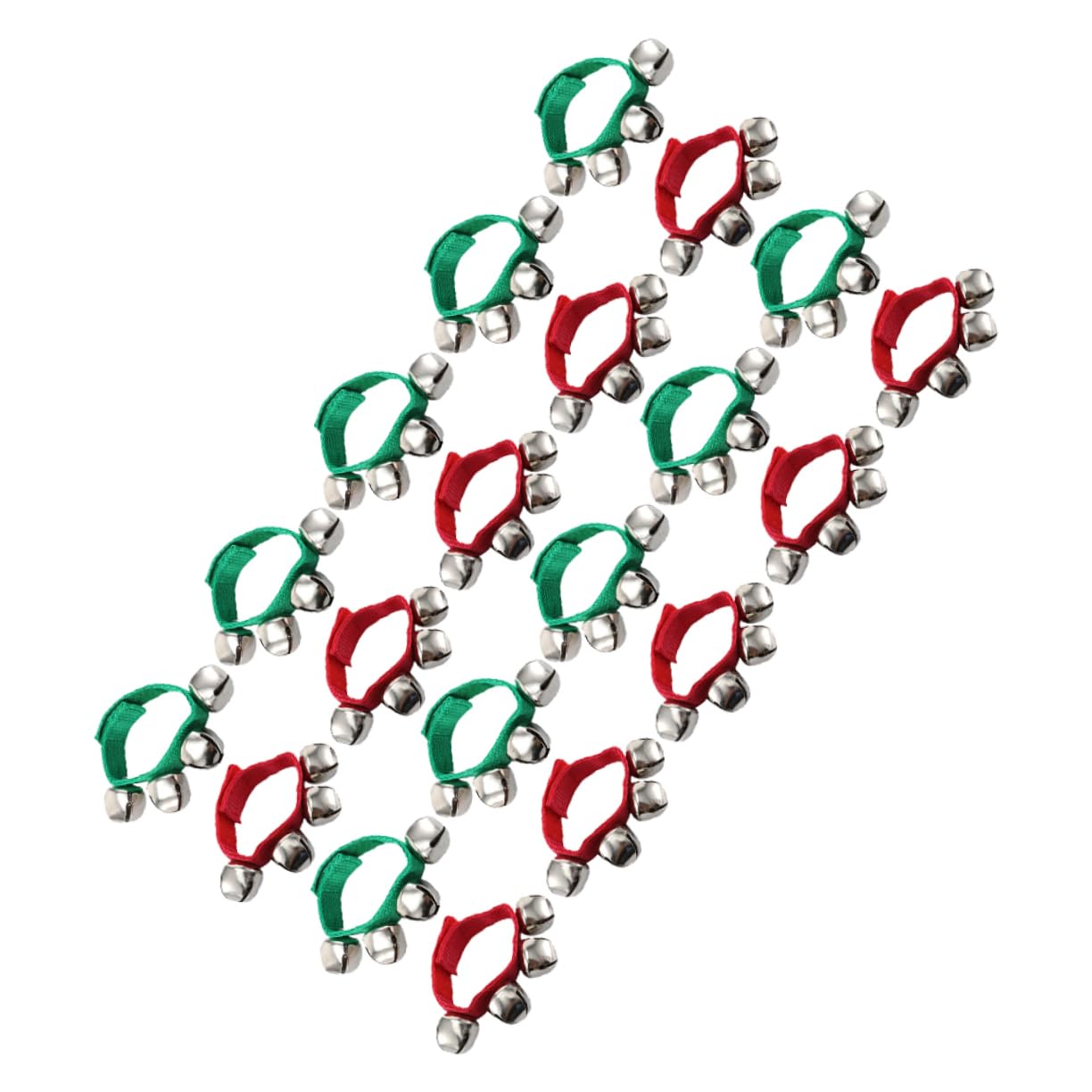 LIFKOME Dance Wrist Bells 20 Pcs Jimgle Bells for Christmas Birthday Party Random Color