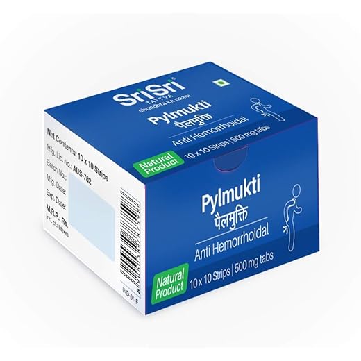 Sri Pylmukti Relief 500mg 100 Tabs