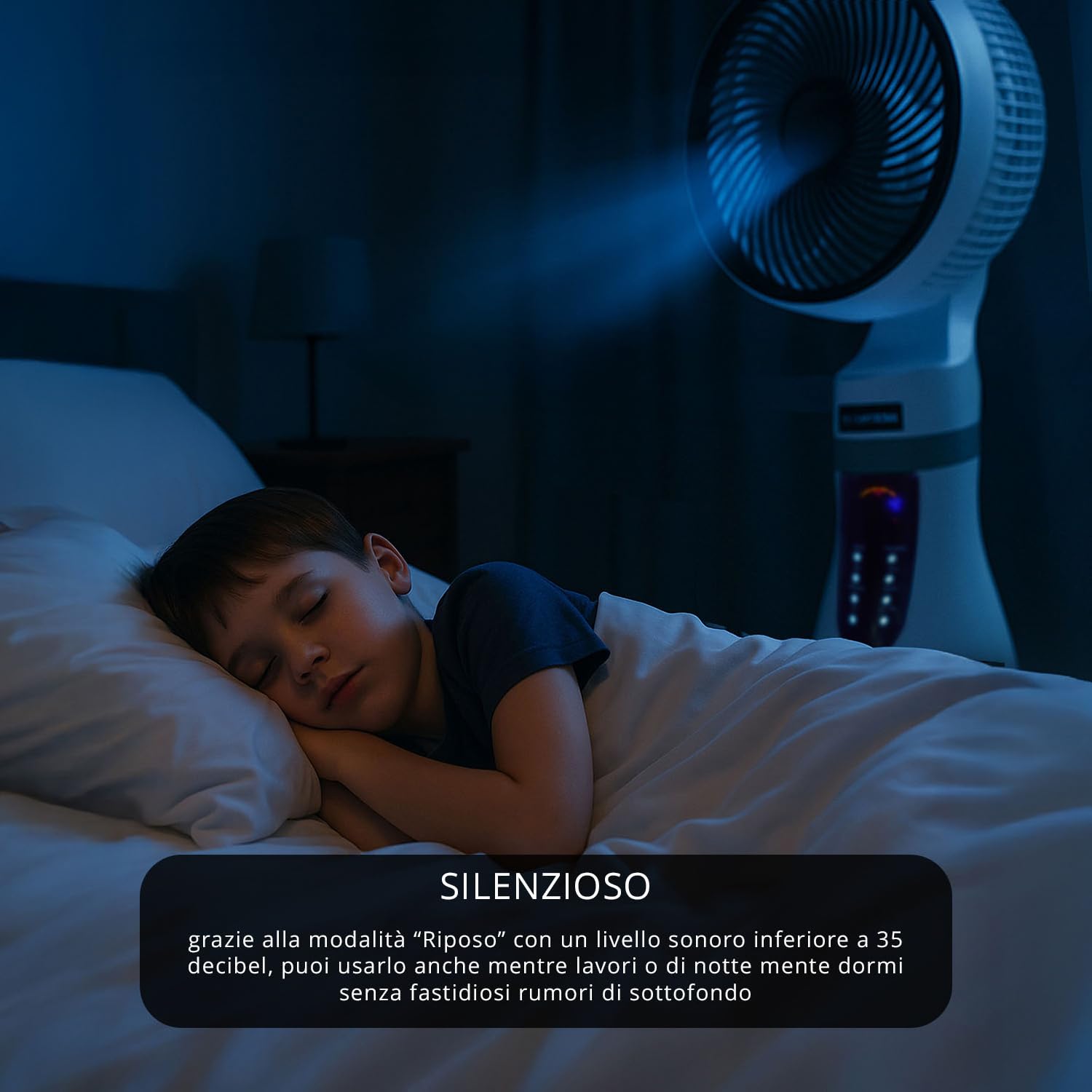 Ventilatore 4 in 1 con oscillazione 3D Combi