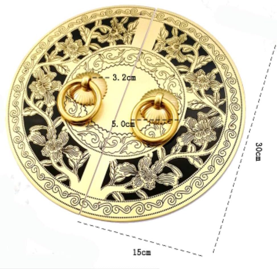 Vintage Latch Plate Handle,hardware Round Plate Antique Look Pull Knocker Door Handle For Cabinet Door Cupboard Wooden Box-a 30x30cm(12x12inch)