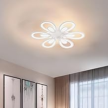 buybuy LED Chandelier 105W, 2.4G Remote Control, Adjustable Light 9500lm BBLED008