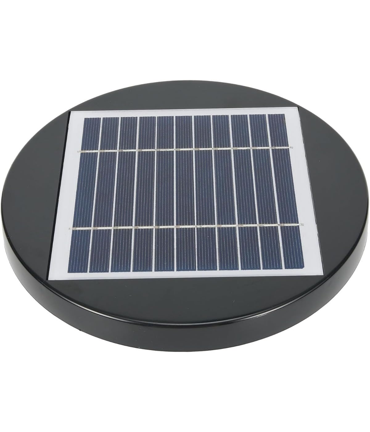 Zasilany energią słoneczną wentylator wyciągowy, solarny wentylator wyciągowy, do łodzi, kampera, szklarni, przyczepy kempingowej, czarny, 1 sztuka
