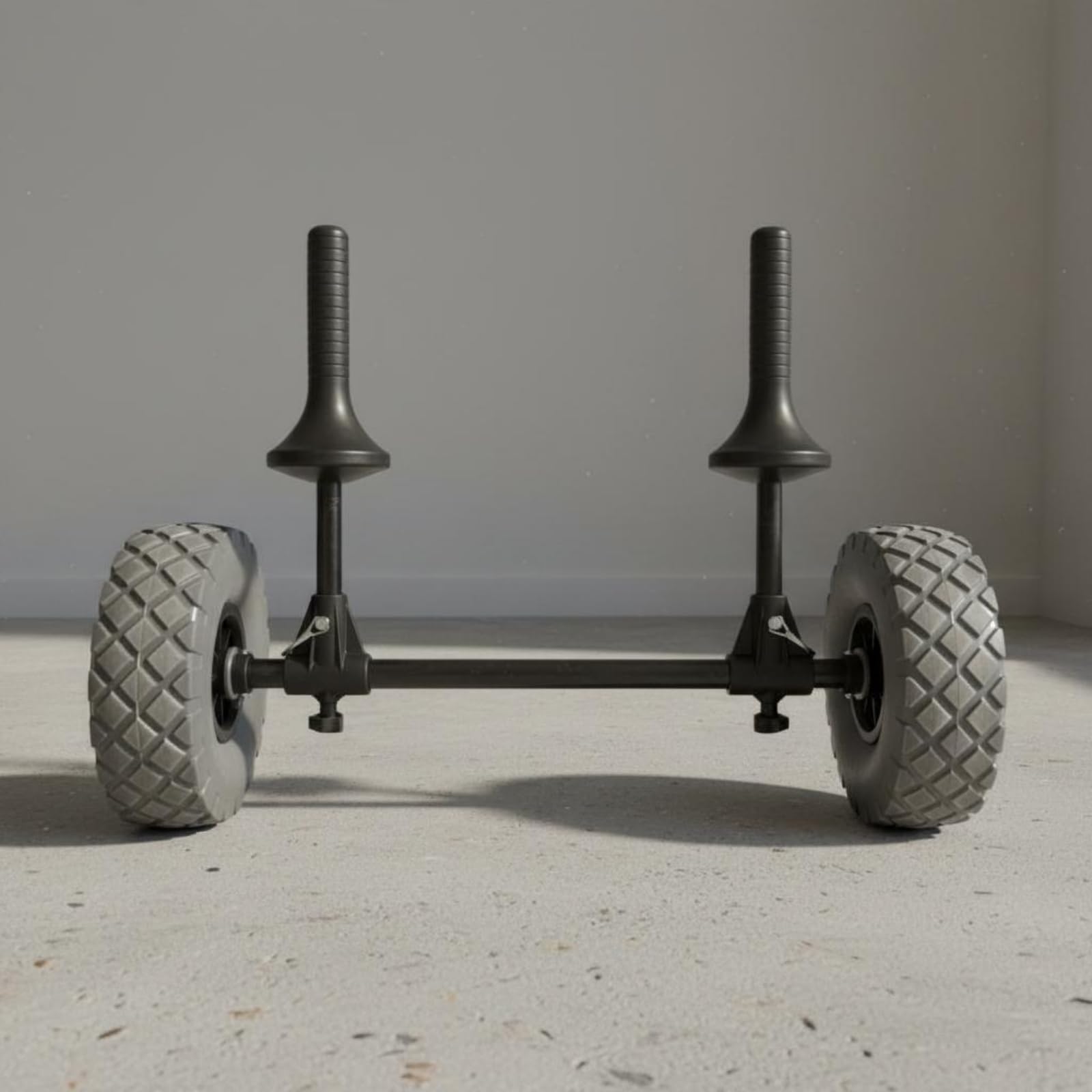 Remolque para Kayak Carrito Porta Kayak Carro Transporte Náutico Soporte Ajustable con Estructura Metálica y Acolchado de Espuma Diseño para Suave en, Naranja