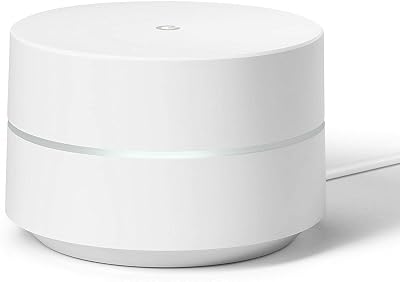Google WiFi System, 1-Pack - Router Replacement for Whole Home Coverage - NLS-1304-25,white