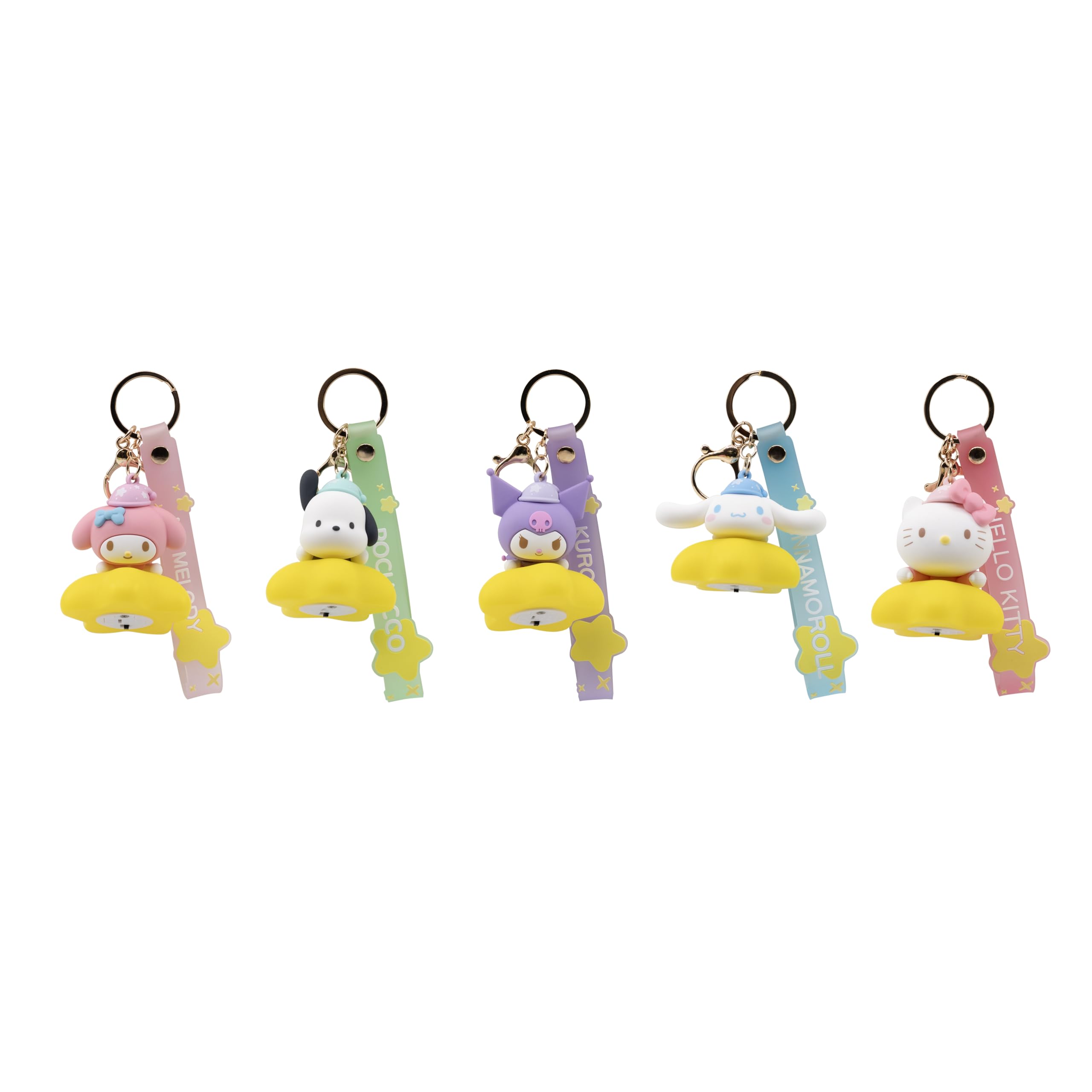 YuMe Hello Kitty & Friends Light-Up Keychain & Strap, Multicolor, 5.6 centimeters - Image 4