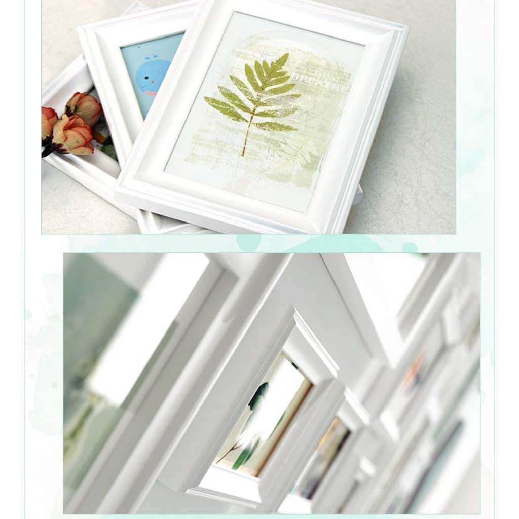 13 PCS Juego de Marcos Creativo de Madera Maciza para Pared de Fotos/DIY Combinación de Fotos