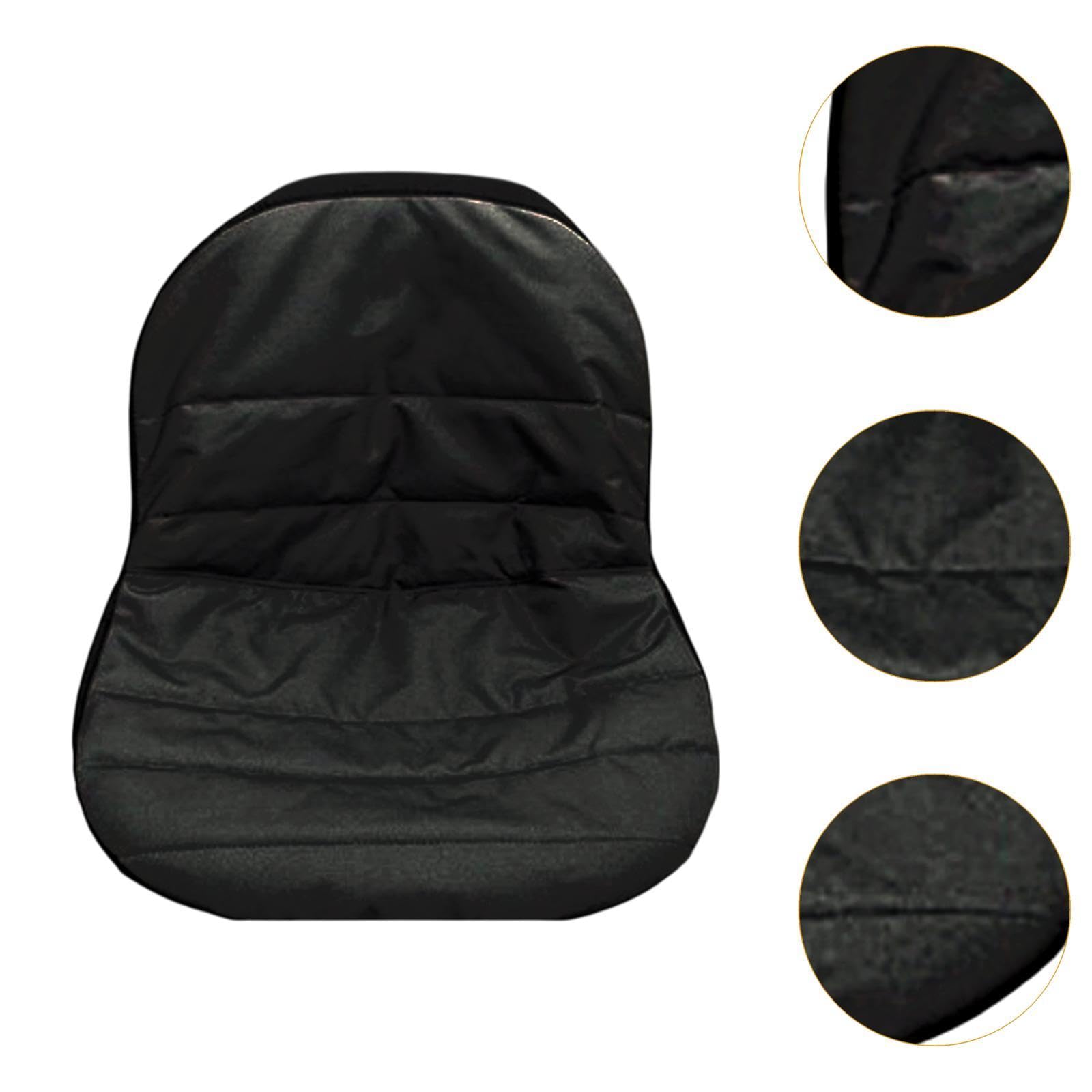 Housse Universelle et Imperméable pour Tondeuse à Gazon et Tracteur (Siège 50x40x35cm, Noir)