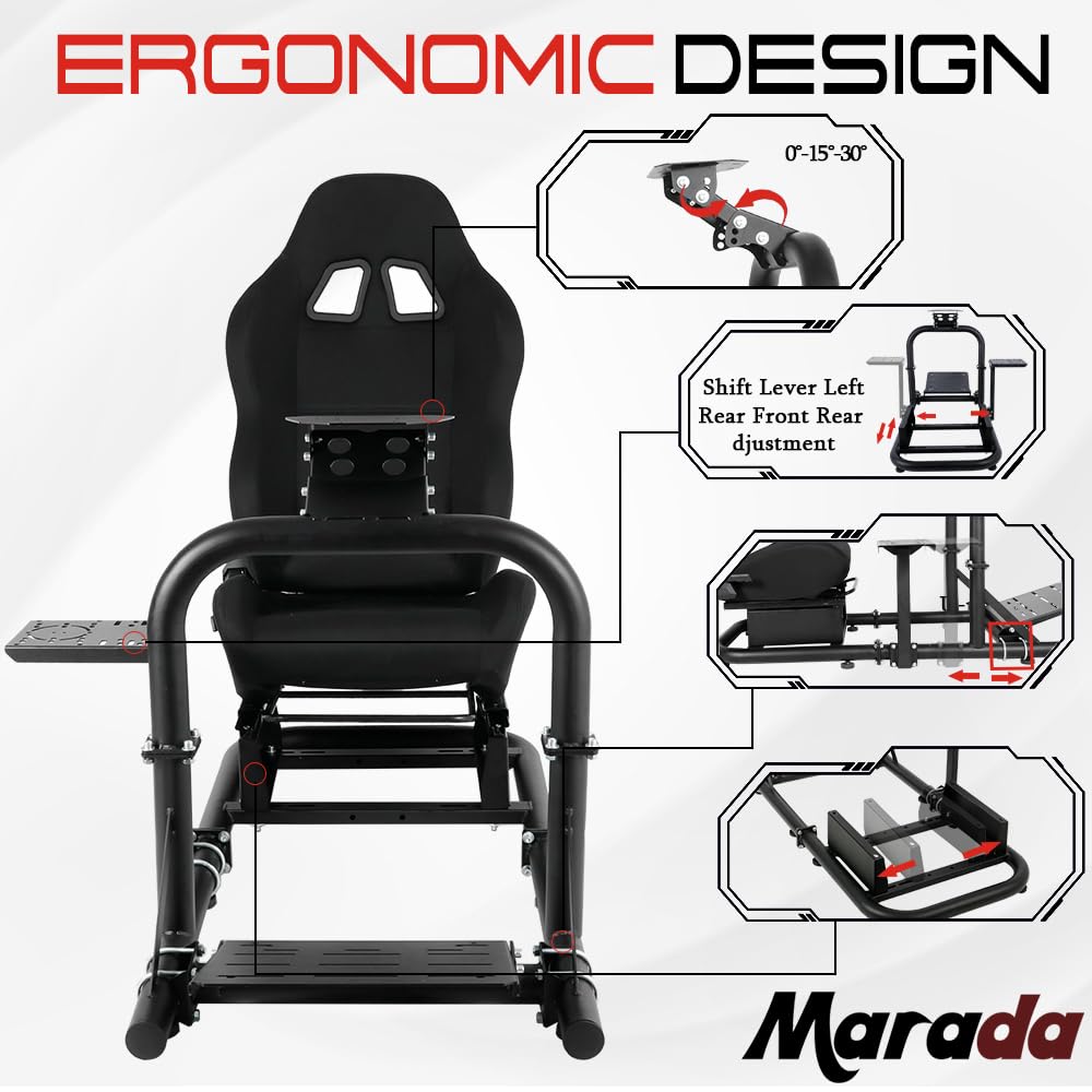 Snapklik.com : Marada Racing Simulator Cockpit