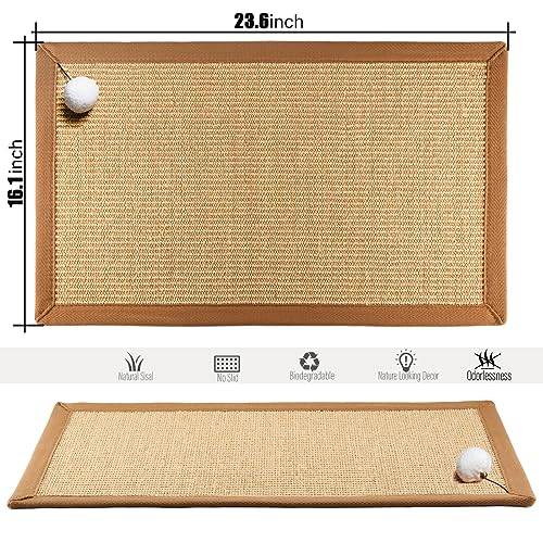 Pethave PM101C4270 Cat Scratching Mat Hanging Toy Ball thumb #1
