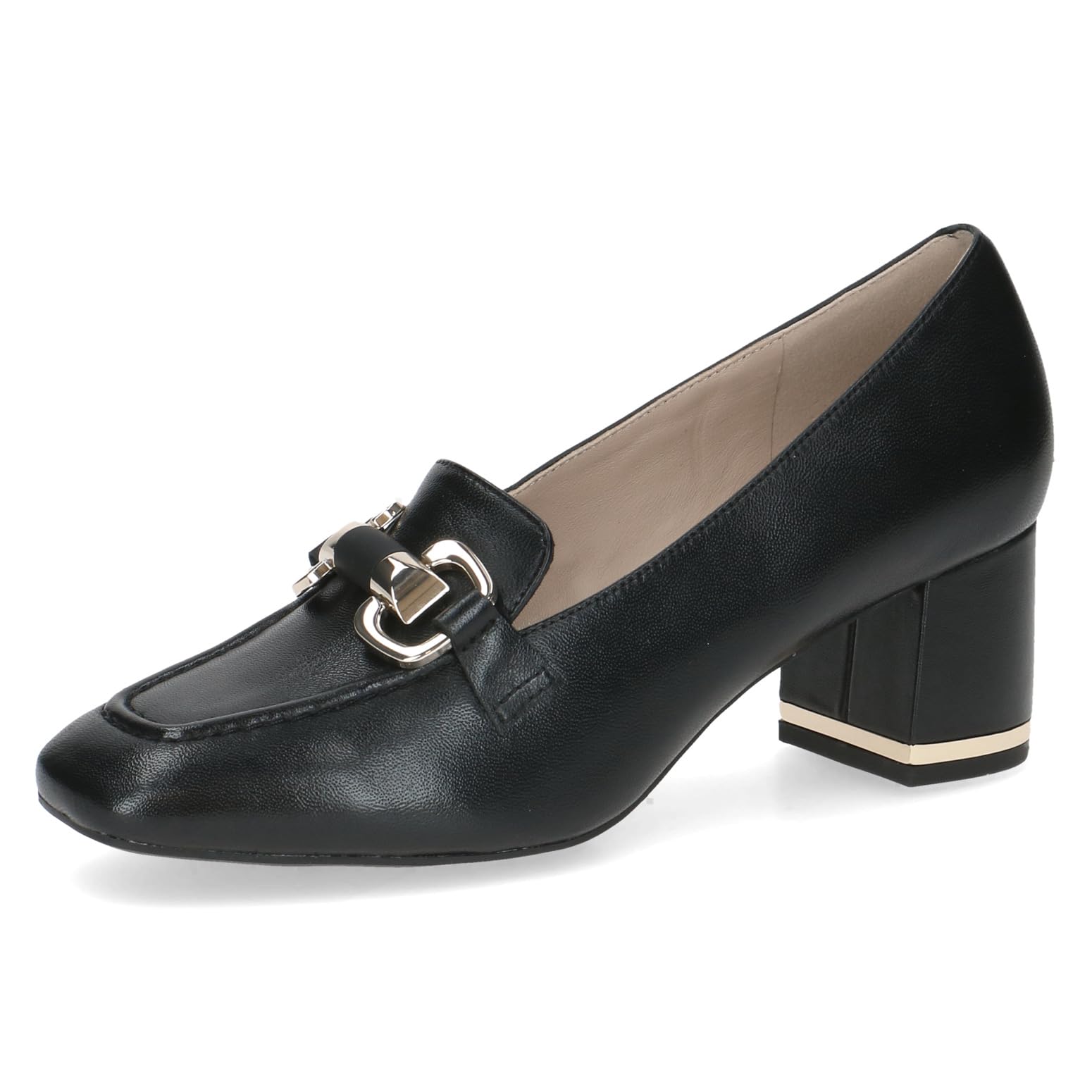 Caprice Damen Pumps aus Leder Karrèe