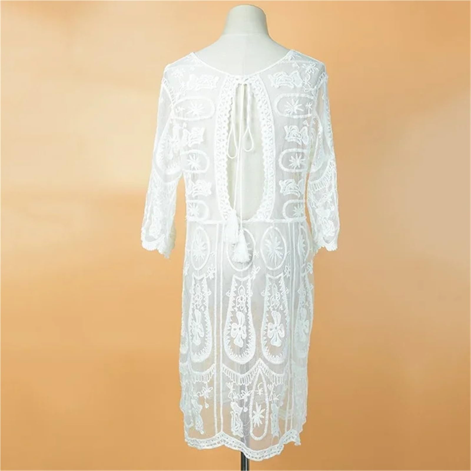 Mini Cache-Maillot de Plage en Dentelle Transparente